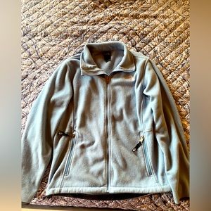 Light Blue North Face fleece full zip
